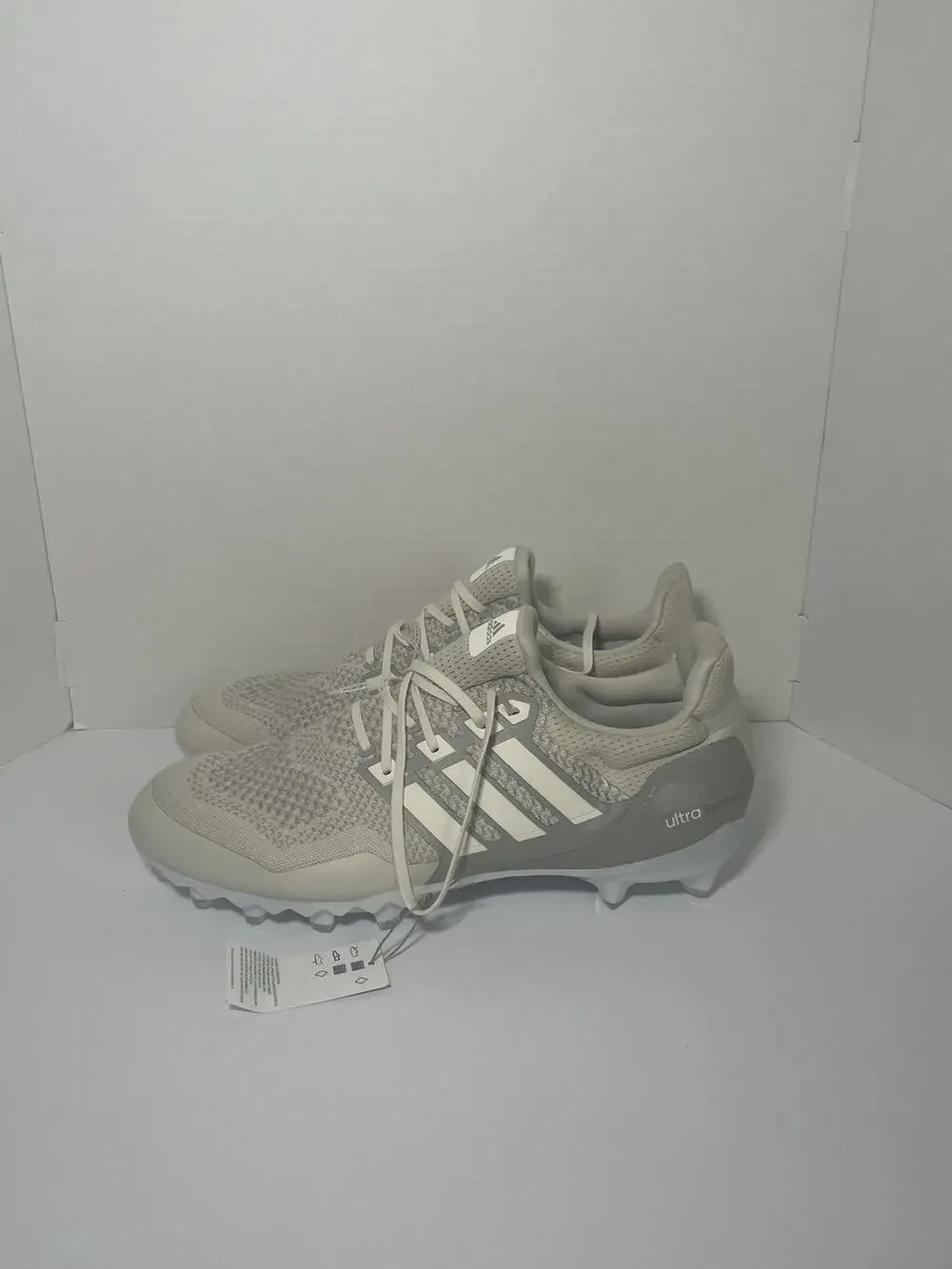 Adidas Ultraboost Men's Primeknit Football Cleats Grey/Granite JP7409 Brand New
